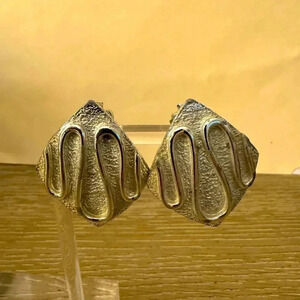 *Final Price* Sarah Coventry Silver Clip-On Earrings GUC Vintage